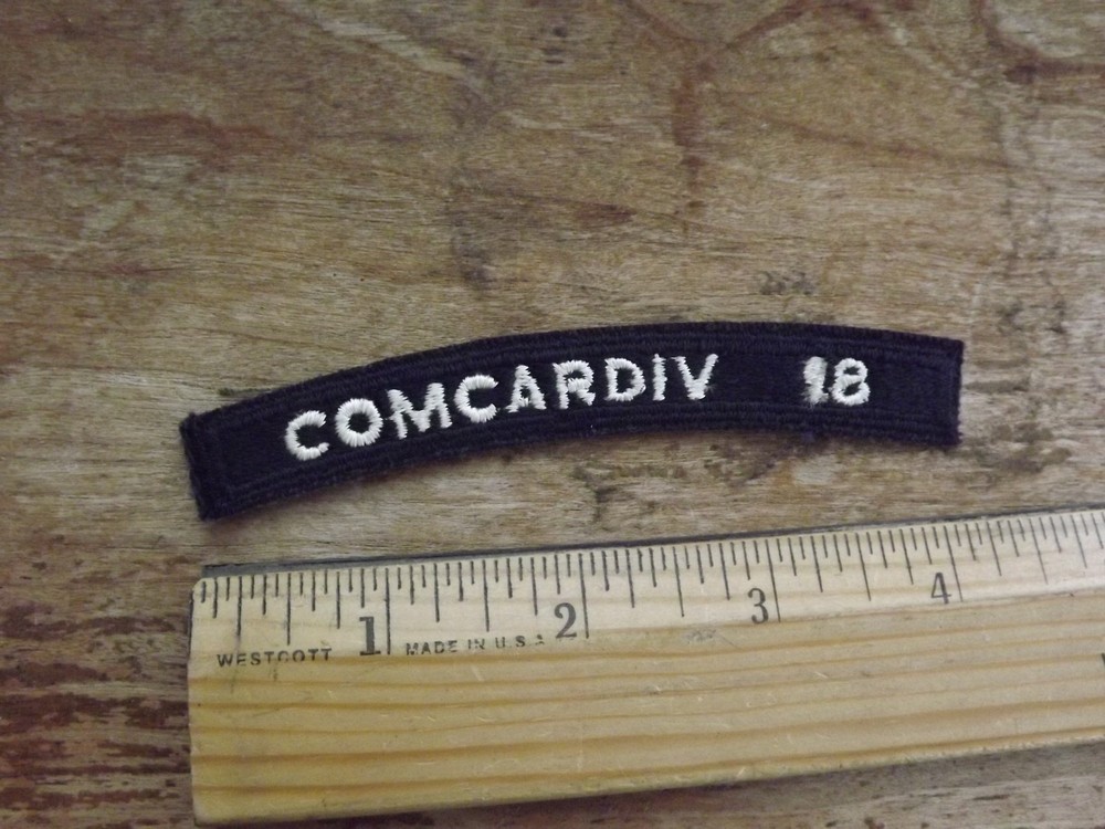 Navy COMCARDIV 18 Tab - INV# C1499