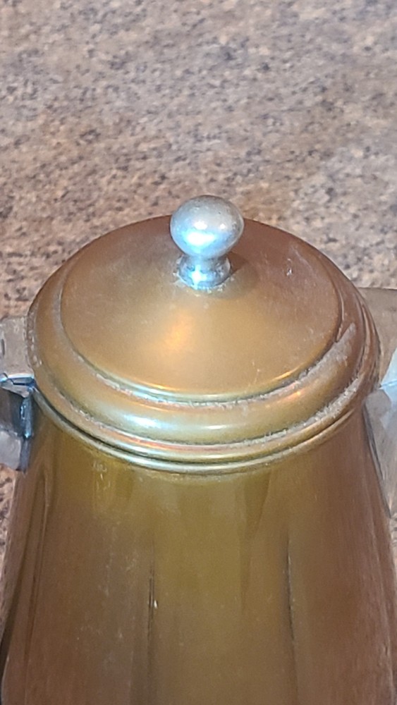 Vintage Silvercraft Tea Pot, (Copper?)