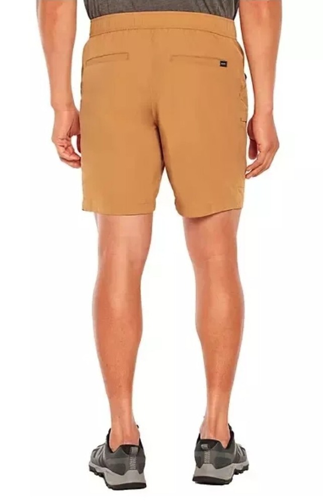 Eddie Bauer Men's Ripstop Tech Pull On Short Size XL Brown Sugar