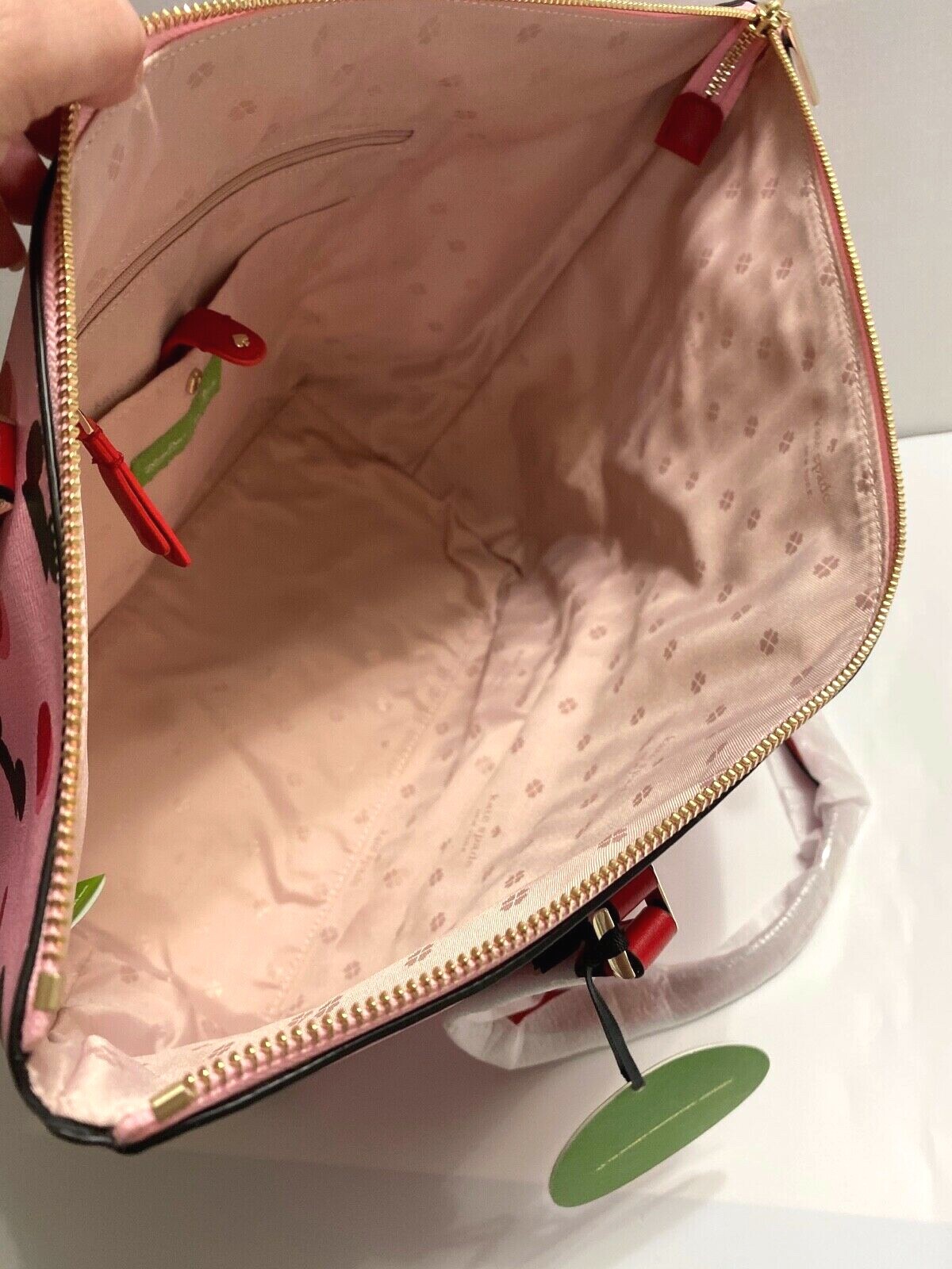 NWT! GENUINE Disney Parks Kate Spade~Mickey Mouse Pink Ears Hat Tote ACTUAL BAG