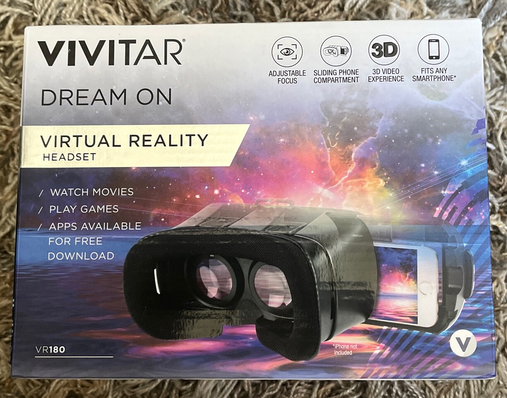Vivitar Dream On Virtual Reality Headset - VR180
