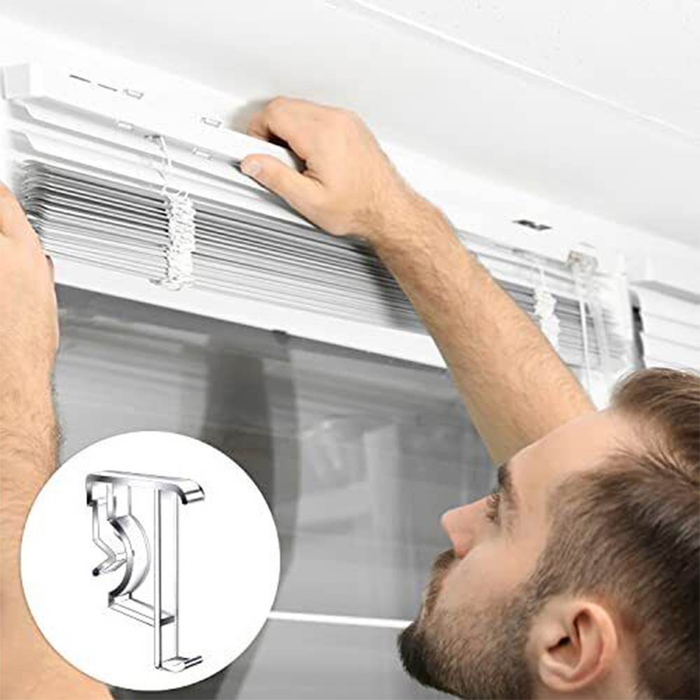 Curtain Clips Brackets Office Plastic School Support Accessories Clear