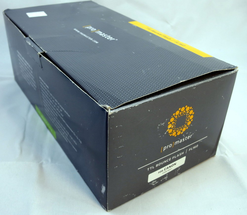 Empty BOX only for Promaster FL160 TTL Bounce Flash