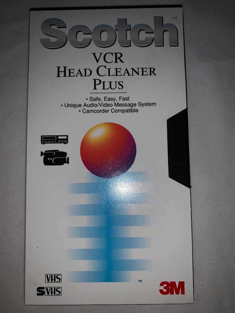 Scotch VCR Head Cleaner Plus