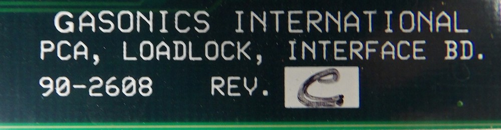 Gasonics International 90-2608 Loadlock Interface PCA PCB Working Surplus