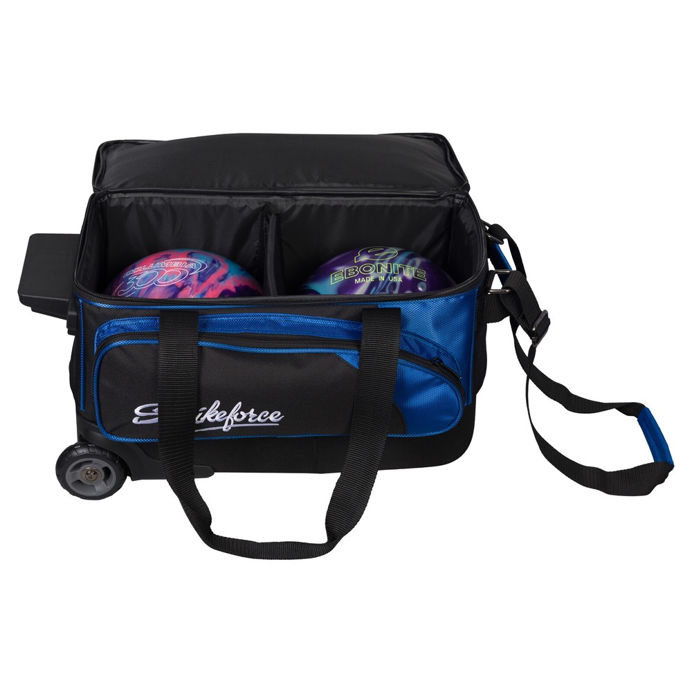 KR Strikeforce Cruiser Locker Black/Blue 2 Ball Roller Bowling Bag