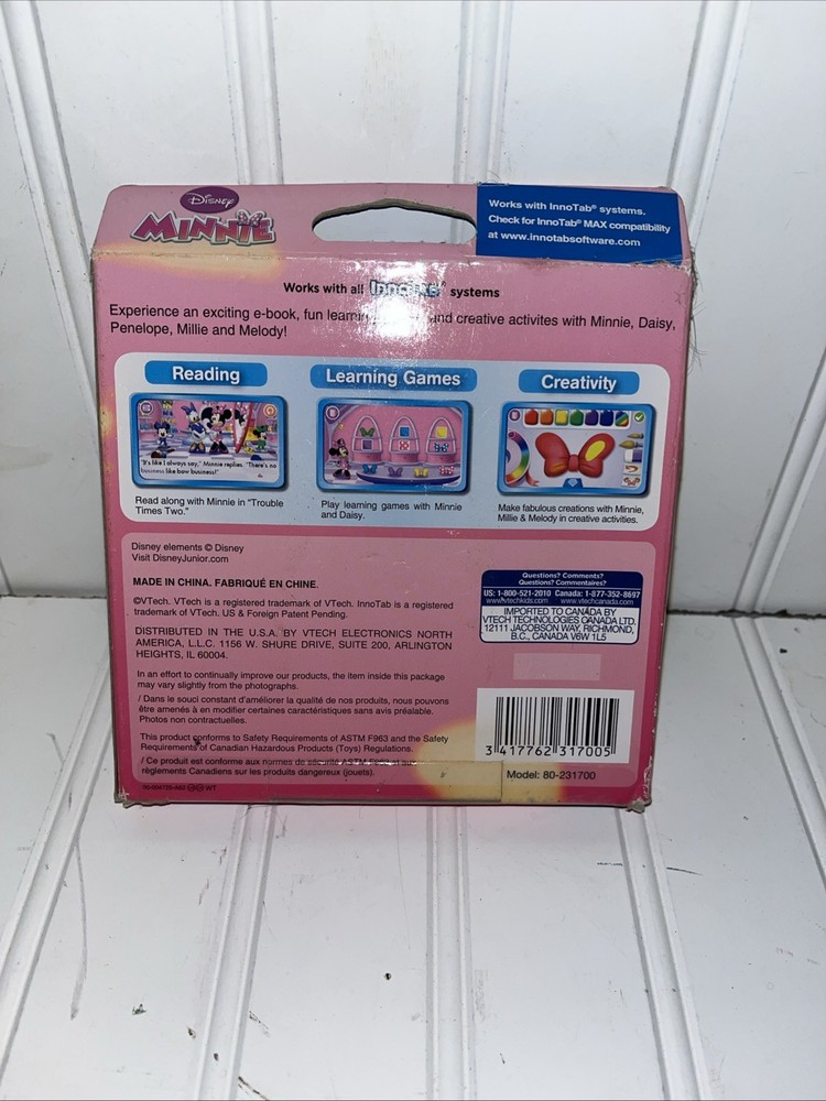 VTech InnoTab Software Disney's Daisy & Minnie's Bow-Toons Learning App