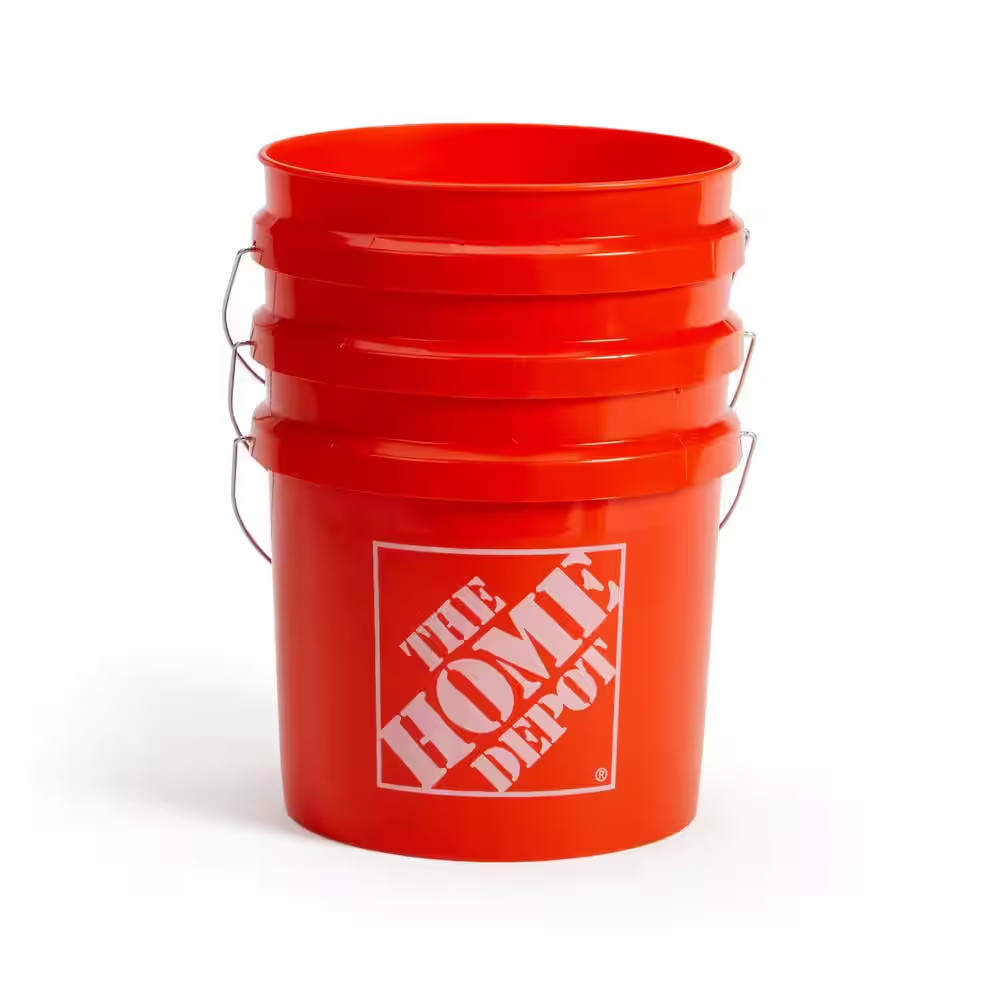 2 Gal. Orange Paint Bucket