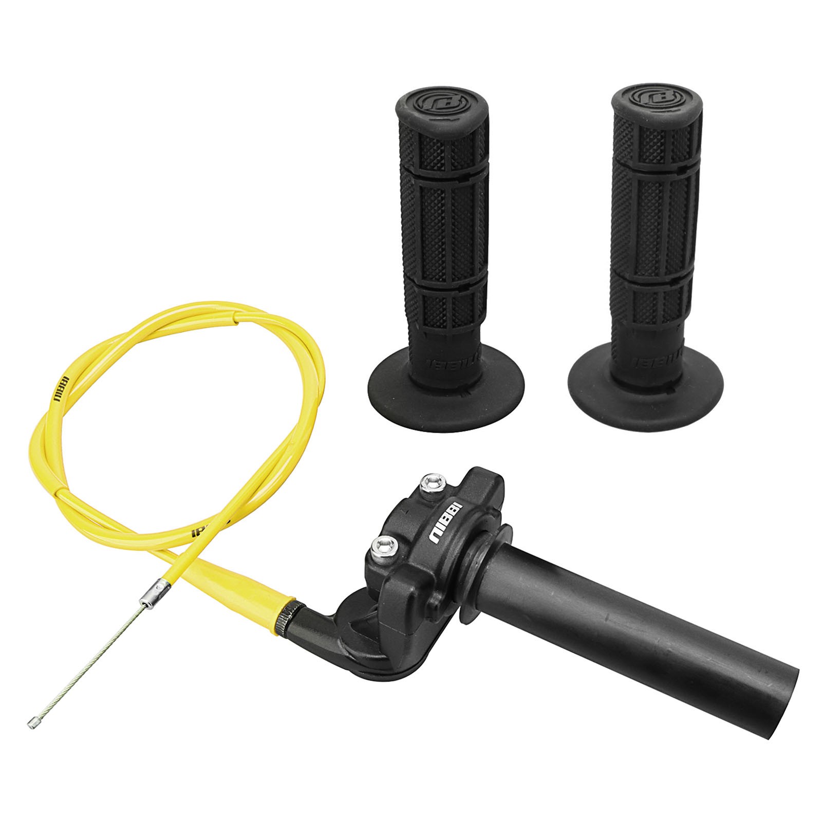 NIBBI 30mm Carburetor Air Filter Trottle Cable Kit For Kawasaki Bayou220 KLF220A