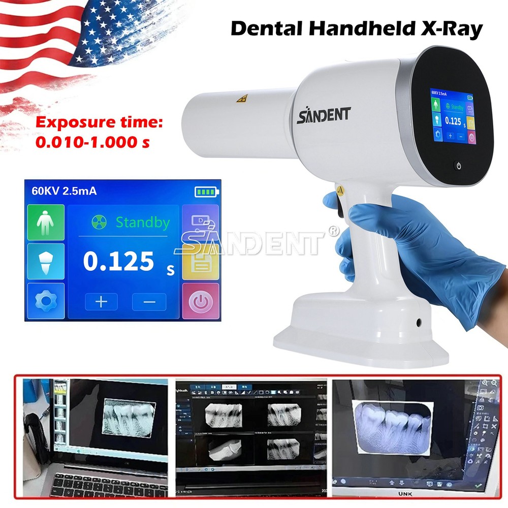 Dental X Mobile Ray Digital Machine Imaging System + Scatter Shield