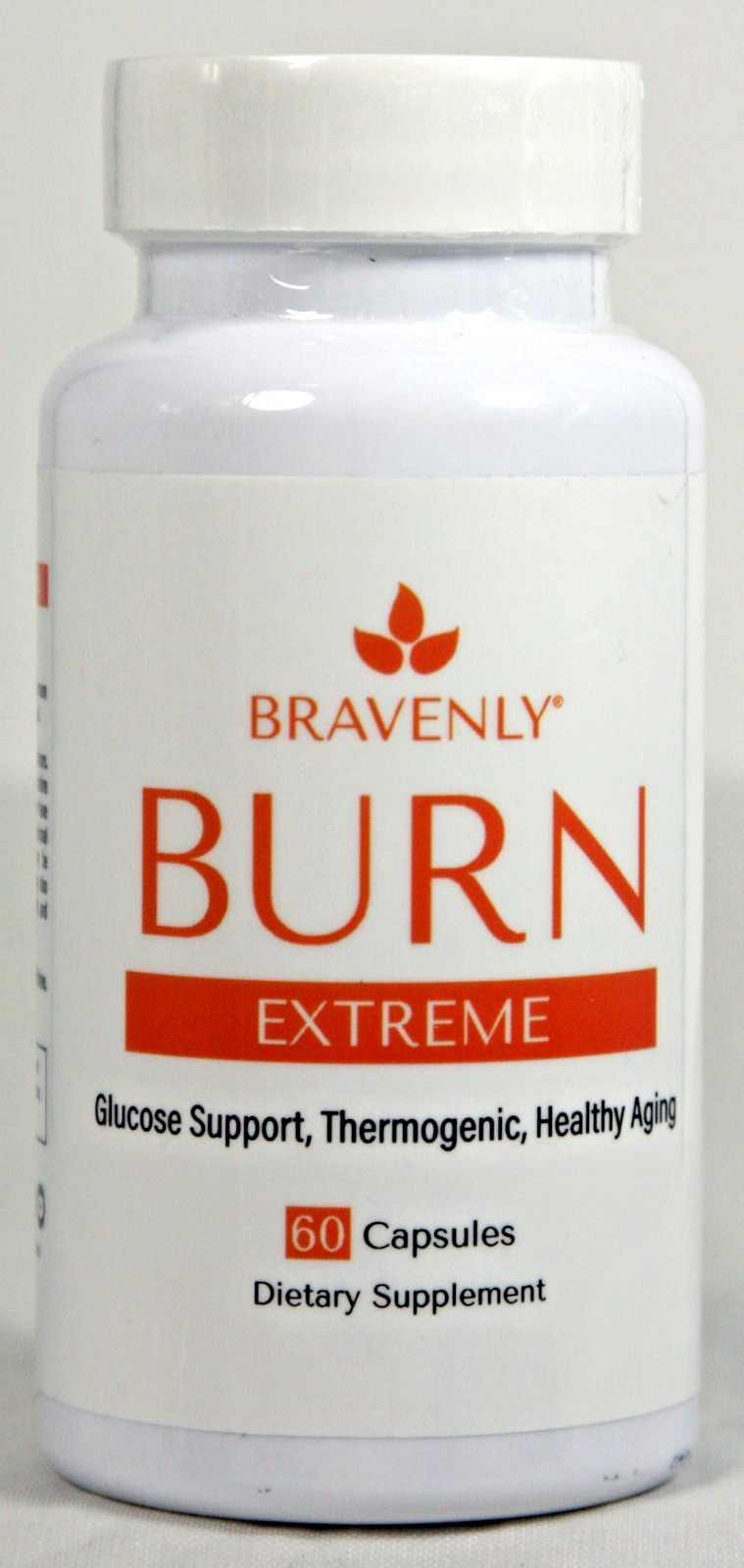 Bravenly BURN Extreme, Glucose Support Thermogenic Aging Weight 60 Capsules NEW.
