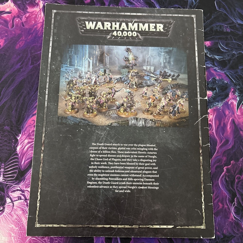 Warhammer 40,000 Death Guard Soft Back Book