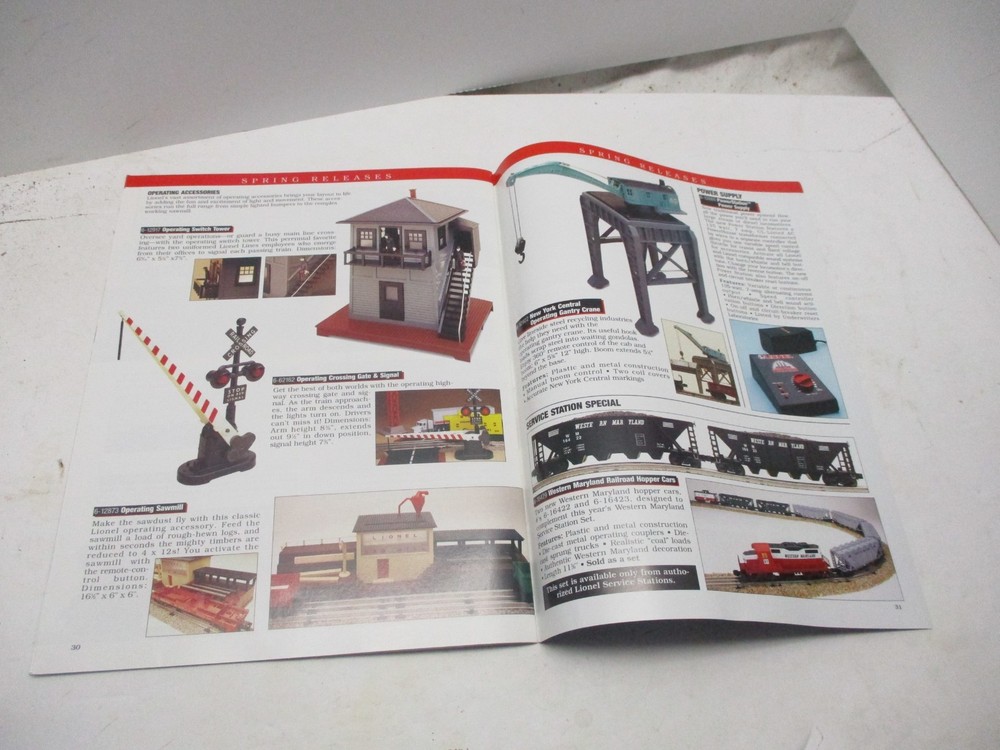 Lionel Catalog 1995 Stocking Stuffer 1996 Spring Release
