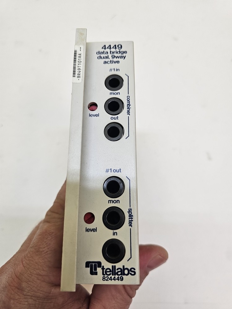 Tellabs 4449 Data Bridge Active Dual 9-way Module 824449