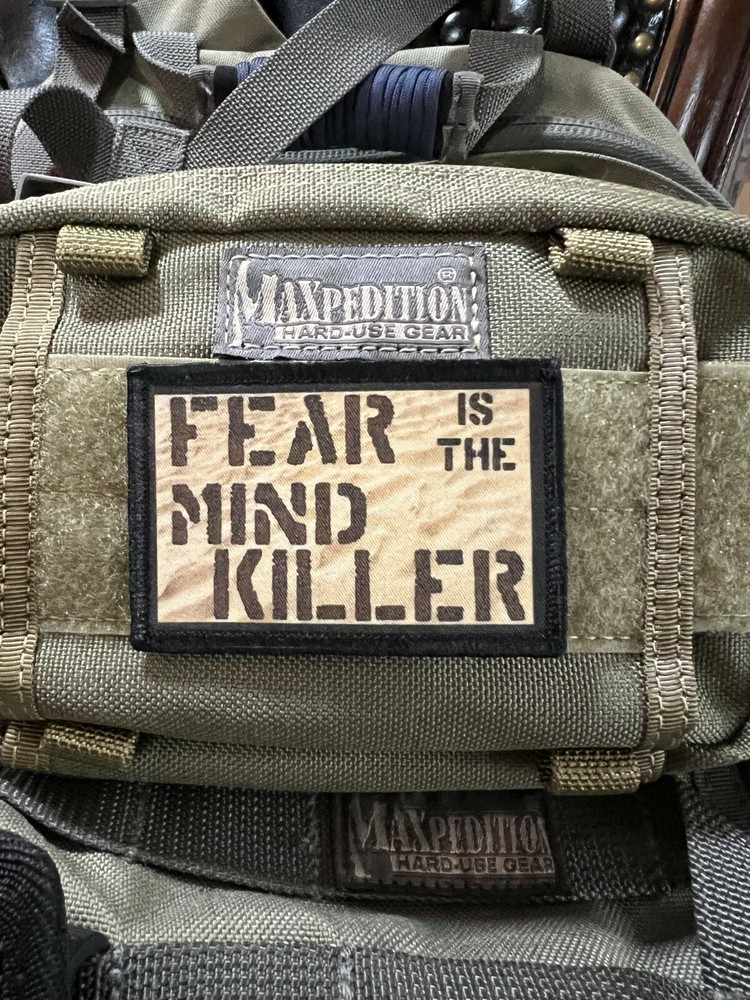 "Fear is the Mind Killer" Morale Patch Military Tactical