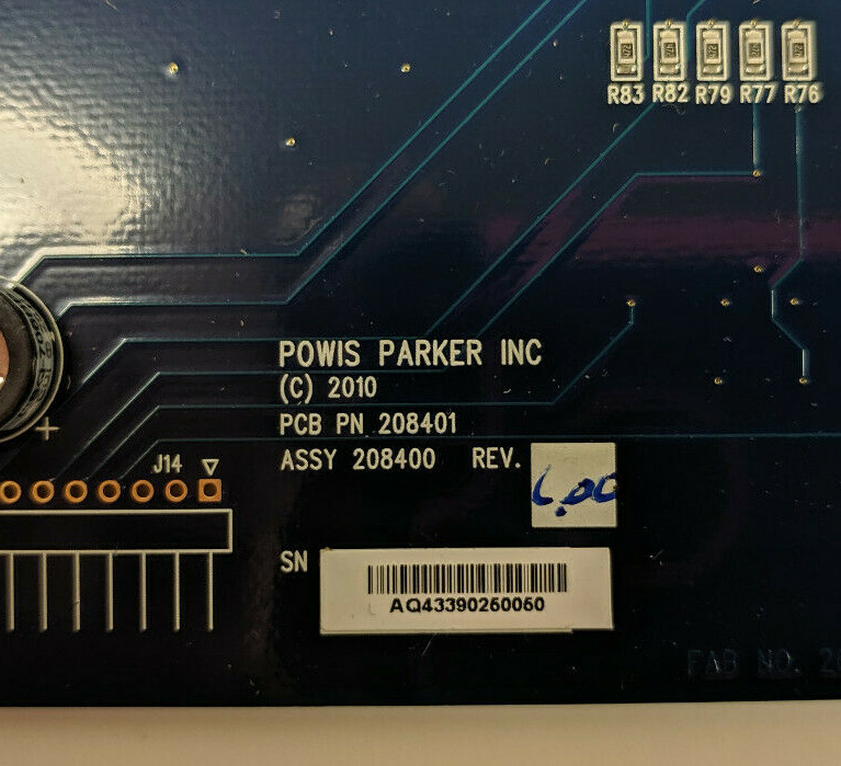 Powis Parker 208400 SD Card Reader PCB Board