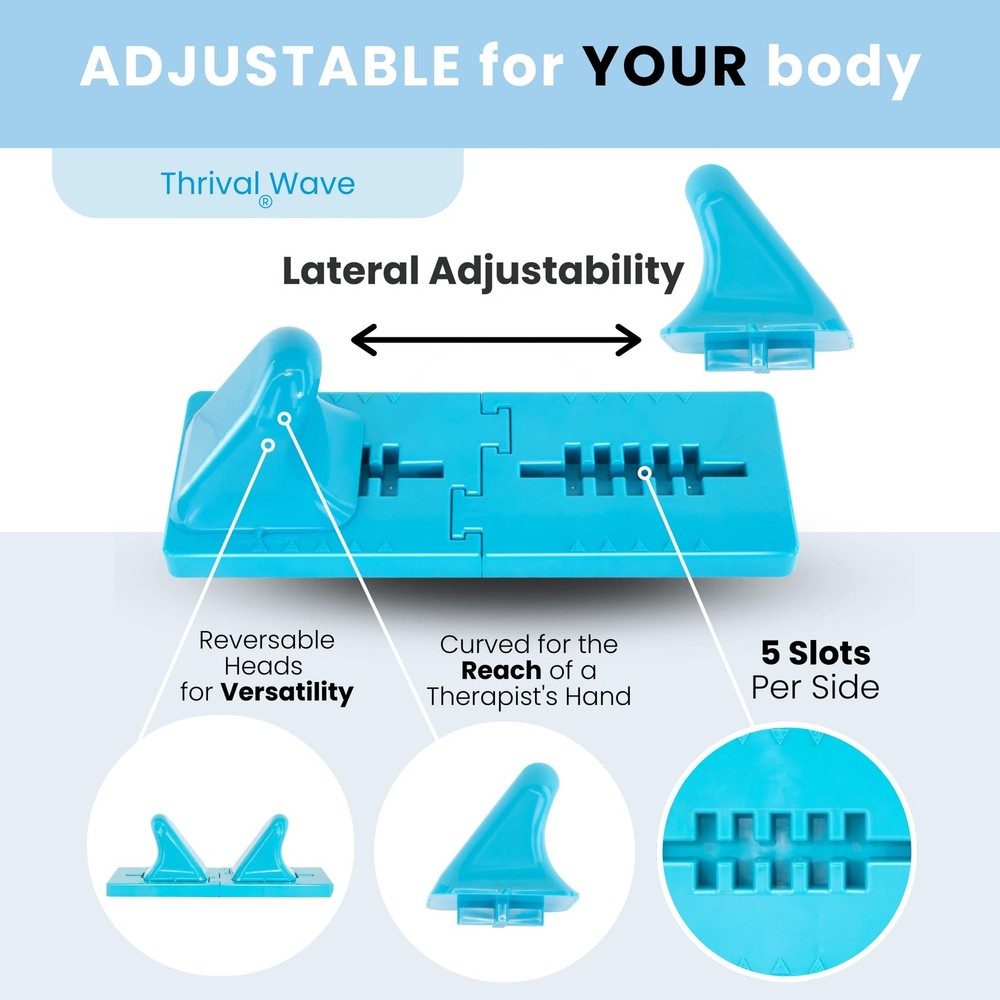 Wave - Fully Adjustable Psoas, Back and Hip Flexor Muscle Release Tool for De...