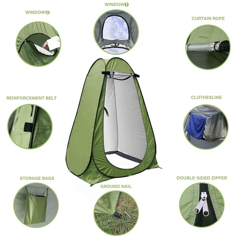 Pop Up Portable Foldable Outdoor Privacy Tent Spacious Changing & Dressing Room