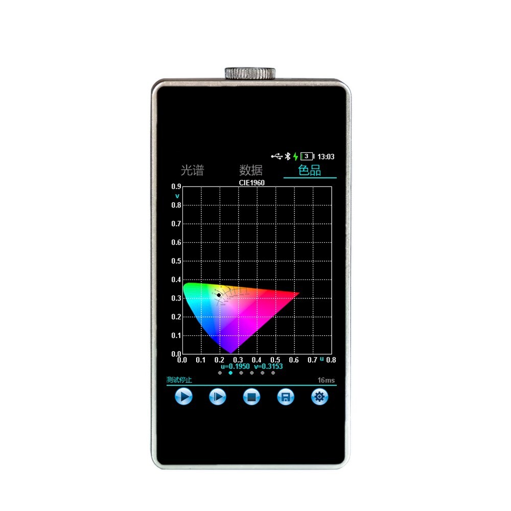 Spectrometer Spectral Illuminometer with X,Y Repeatability ±0.0005 Touch Screen
