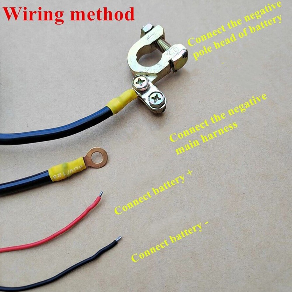 Battery Isolator Master Disconnect Cut Off Switch with Wireless Remote Control