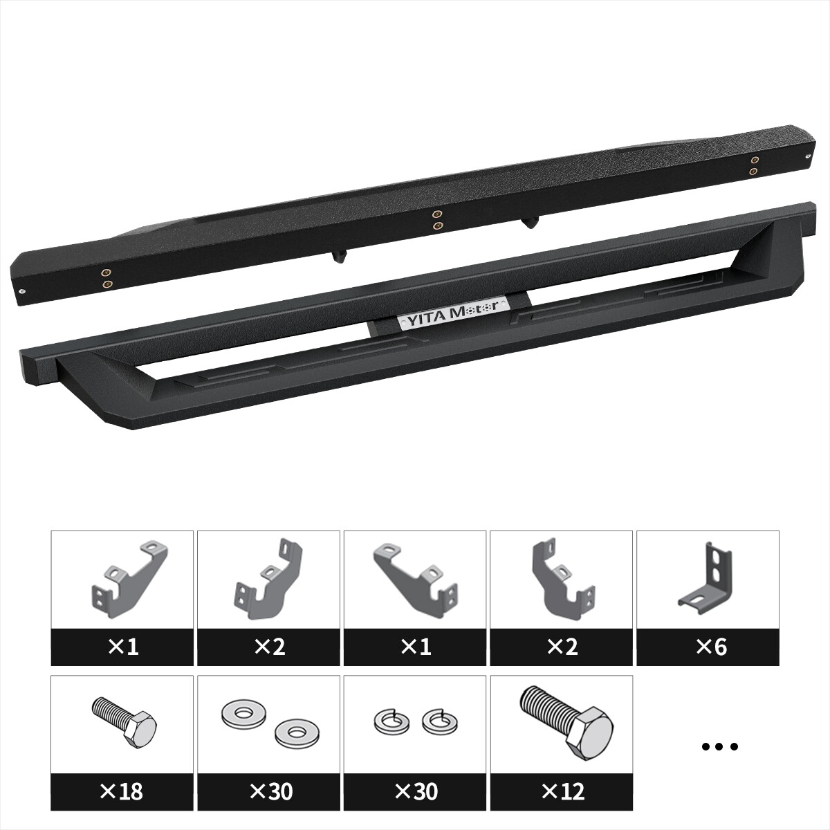 4.5'' Drop Running Boards for 2021-2024 Ford Bronco 4 Door Side Steps Nerf Bars
