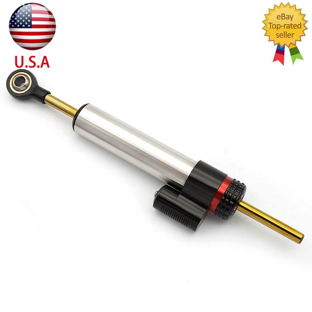Adjustable Steering Damper Linear Stabilizer Reversed Safety Control Universal