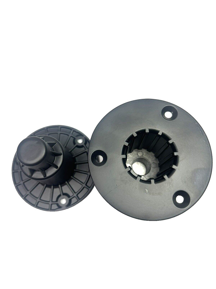 (2) Two Sub-Woofer Mounting Plates Deep Cups M20 threaded for Screw-On Sub Pole