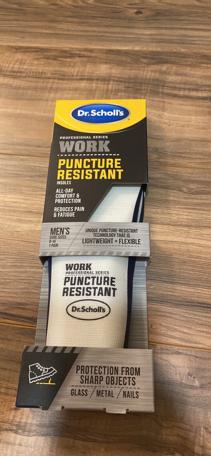 🔥Dr. Scholl's Professional Series Work Puncture Resistant Insoles, Sz 8-14🔥