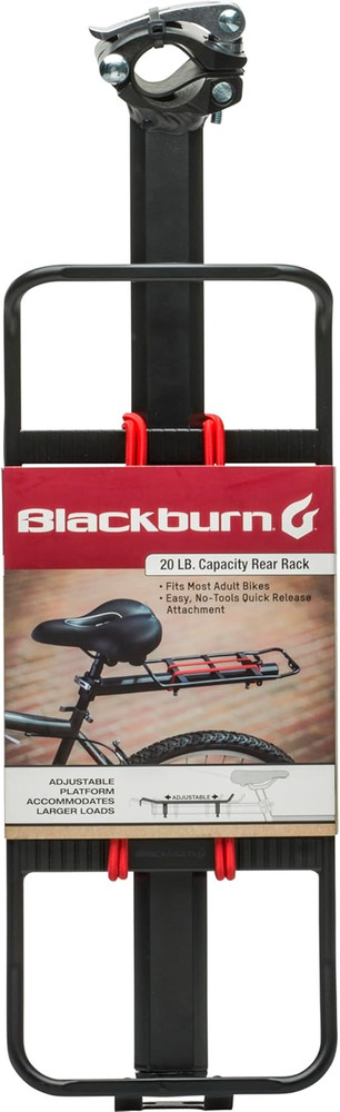 20 Lbs. Capacity Quick Release Rear Bicycle Rack