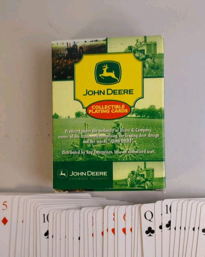 John Deere Playing cards, opened, never Played With