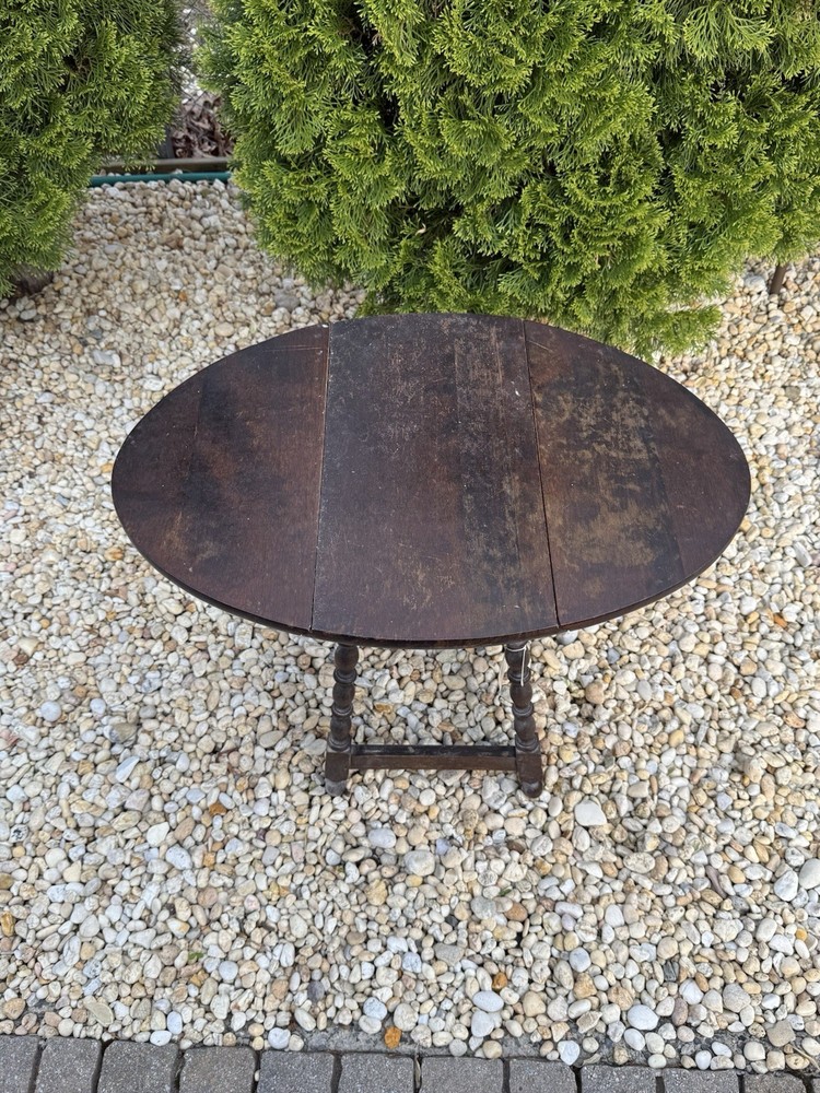 Antique drop leaf Solid Wood coffee table