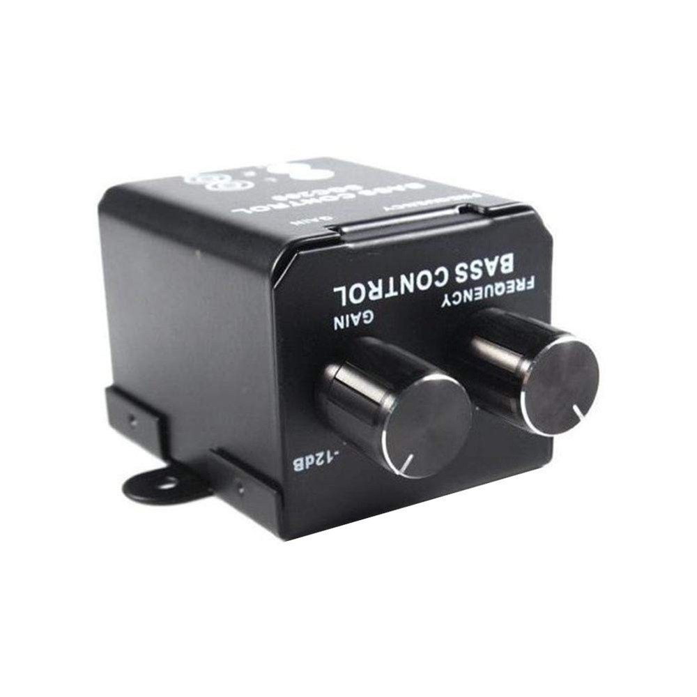 Universal Car Bass Controller with Adjustable Gain for Enhanced Audio Experience
