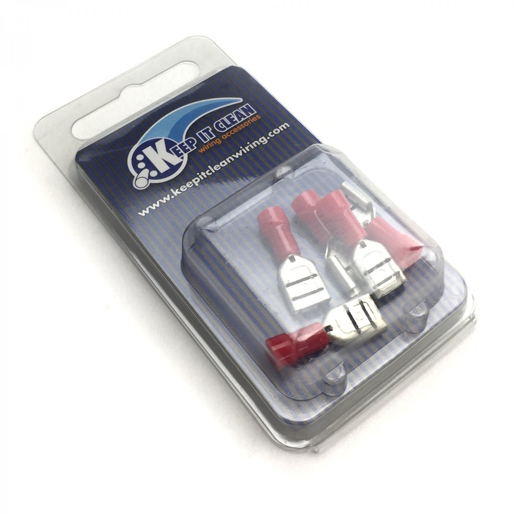 Blister Pack Female Quick Disconnect Red .250
