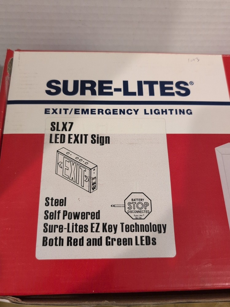 Cooper Lighting Sure-Lites SLX7 LED Exit Sign