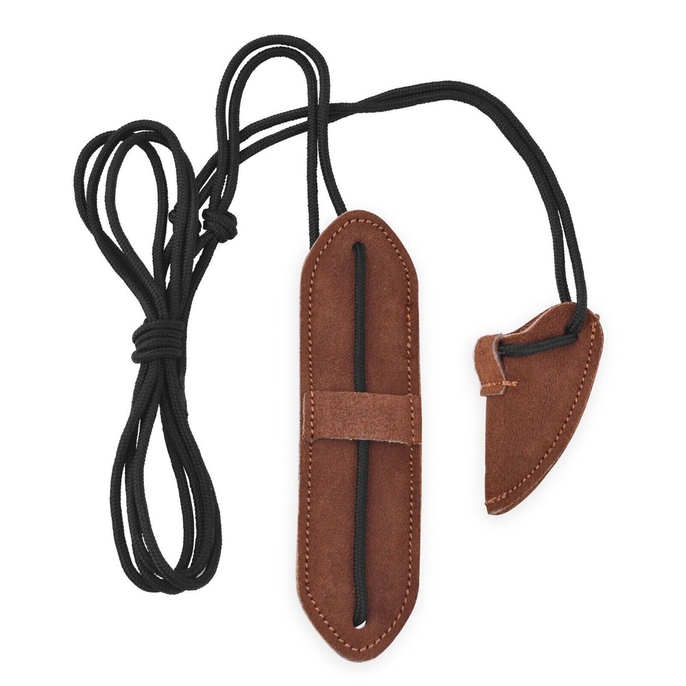 Traditional 4 Leather Bow Stringer Archery Bowstring Recurve Longbow Tool Rope
