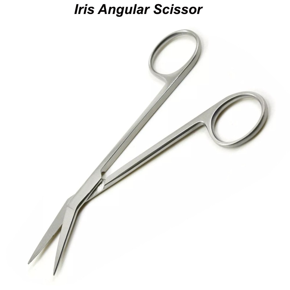 Medical Iris Angular Scissor Suture Cutting Tissue Removal Surgical Instruments