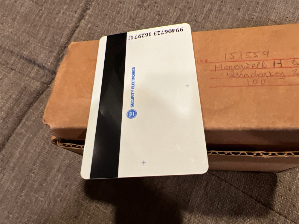 QTY 98 Security Electronics Quadrakey 2 Access Card ID Blank New
