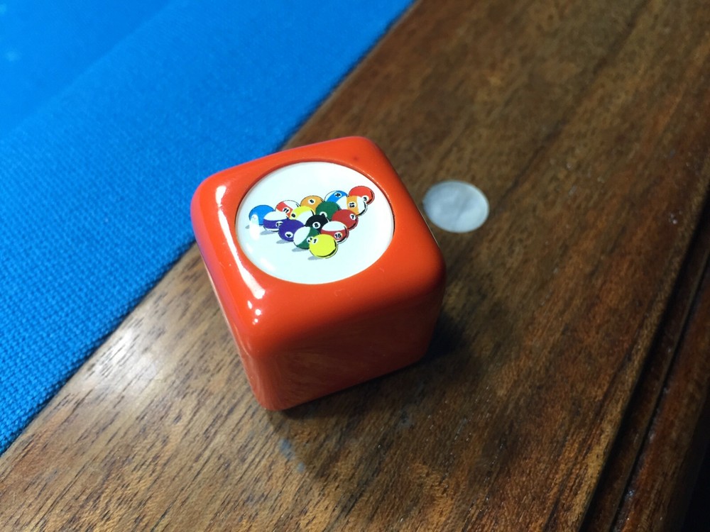 8-Ball Rack Billiard Pool Cue Tip Chalk Holder Table Chalker