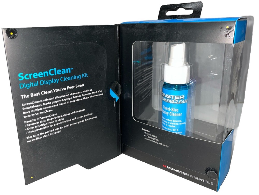 Screen Clean For Portable Electronics - Digital Display Cleaning Kit!