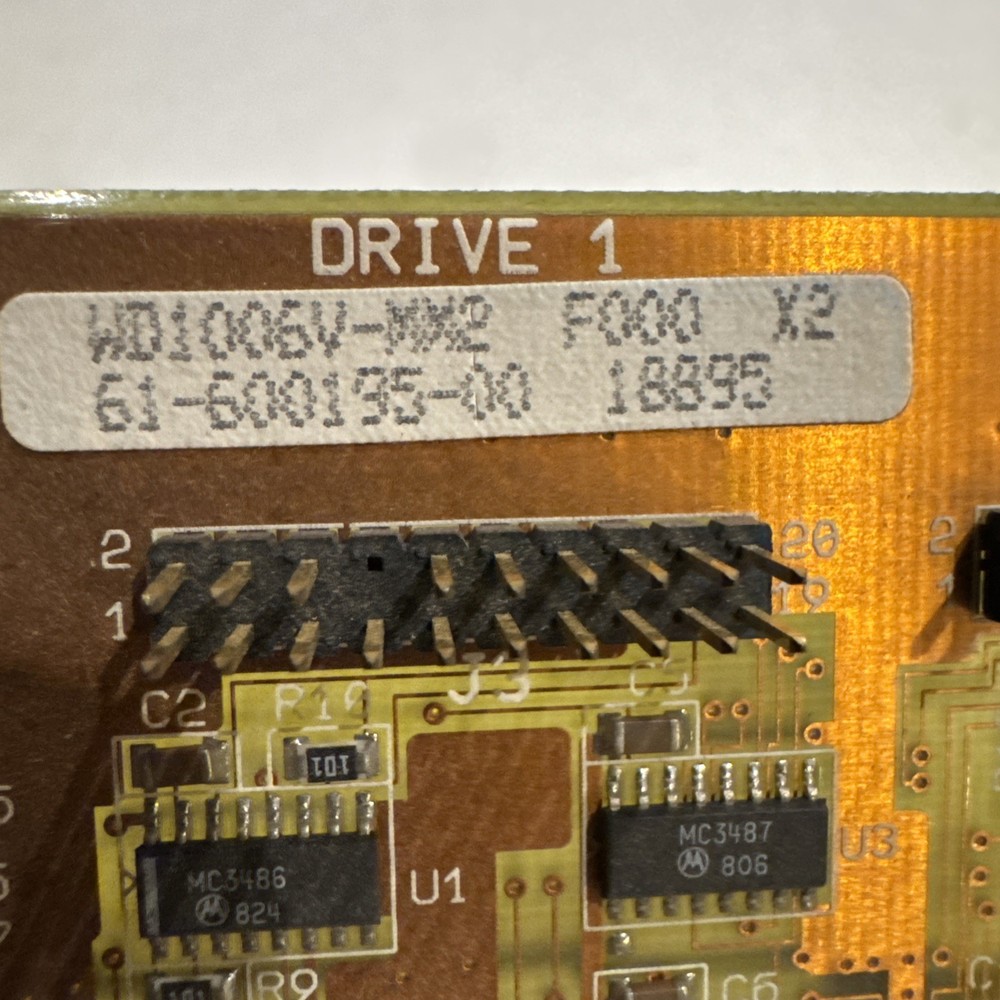 Western Digital Multi Controller WD42C22A-JU WINCHESTER 1988 CONTROLLER CARD