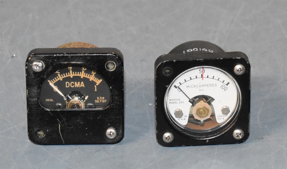 PAIR GENERIC R-390 R-390A METERS
