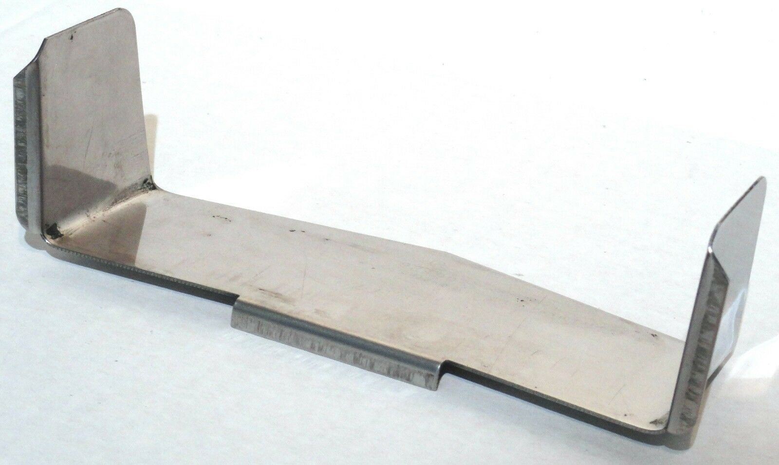 Dual 4” X 6” Rectangular Headlight Visor Pointed Stainless Steel GG#92490 Each