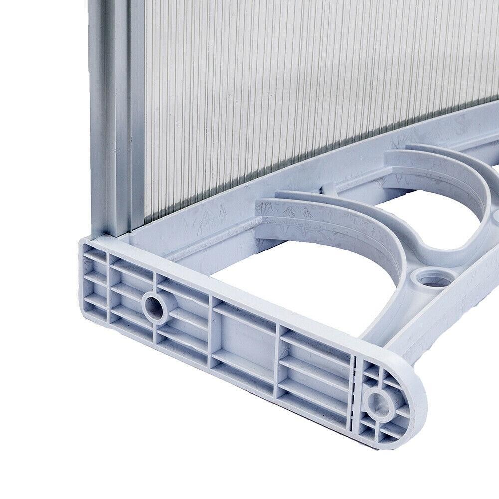 DIY 40" x 30" Window Awning Front Door Canopy Yard Rain Door Cover