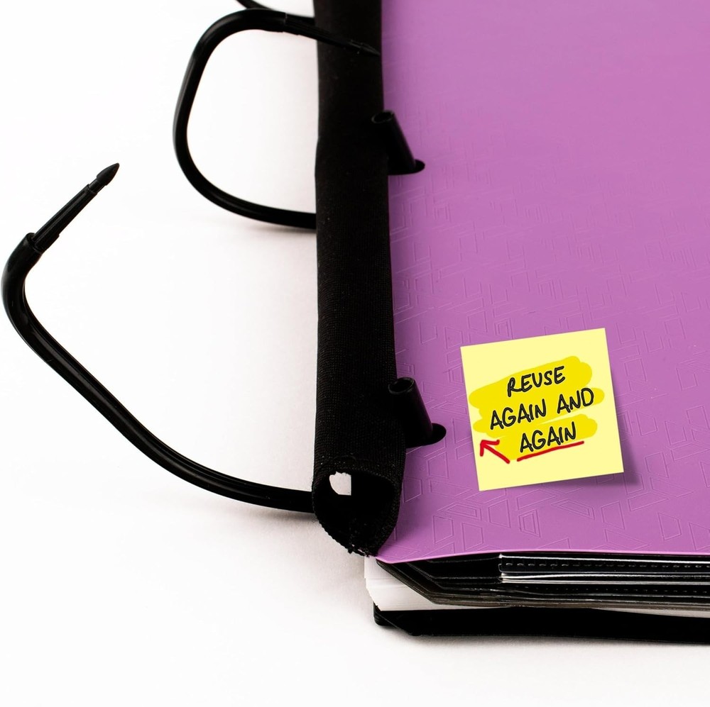 Flex Refillable Notebook with TechLock Rings - 300 Sheet Capacity, Amethyst