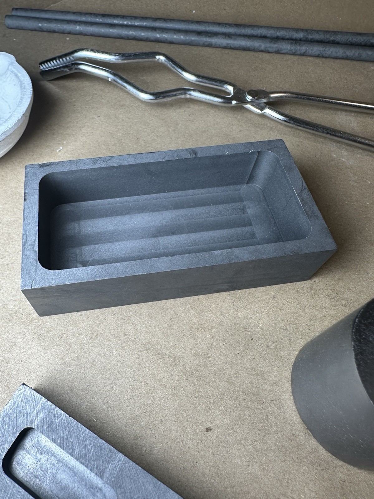 7-Piece Graphite Torch Melting and Casting Kit with Crucibles and Moulds