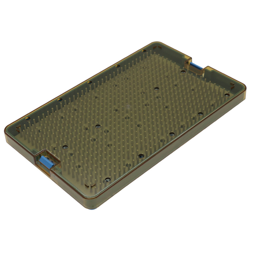 220*140*22 Medium PPSU Plastic Sterilization Tray Case for Surgical Instruments