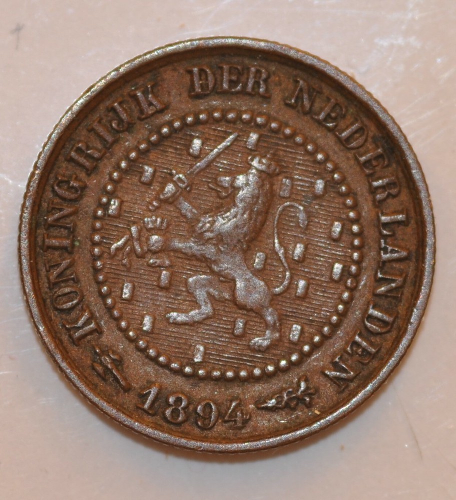 1894 Half Cent Netherlands