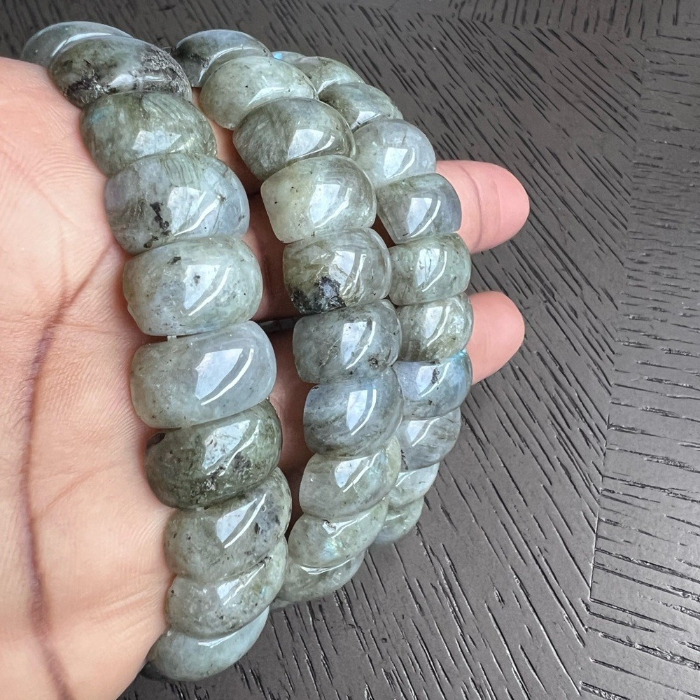 Labradorite soft bangle 6.75-7’ (one)