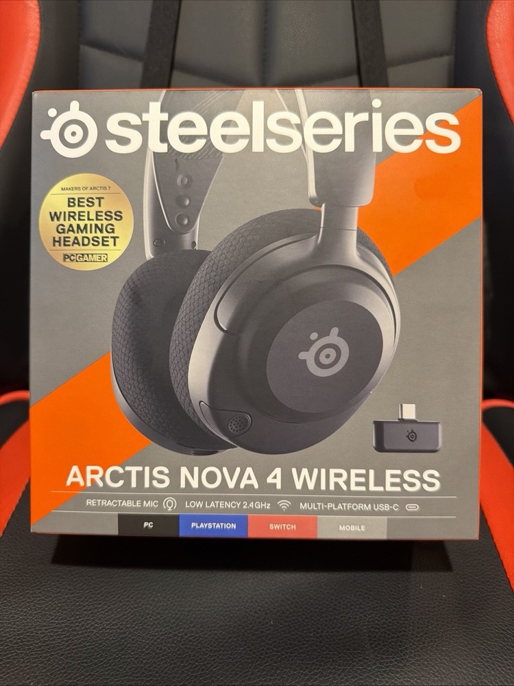 SteelSeries Arctis Nova 4 Wireless Gaming Headset Multi-Platform, Black