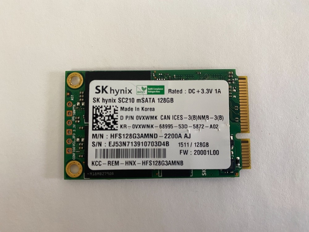 SK hynix 128GB mSATA SSD mixed models